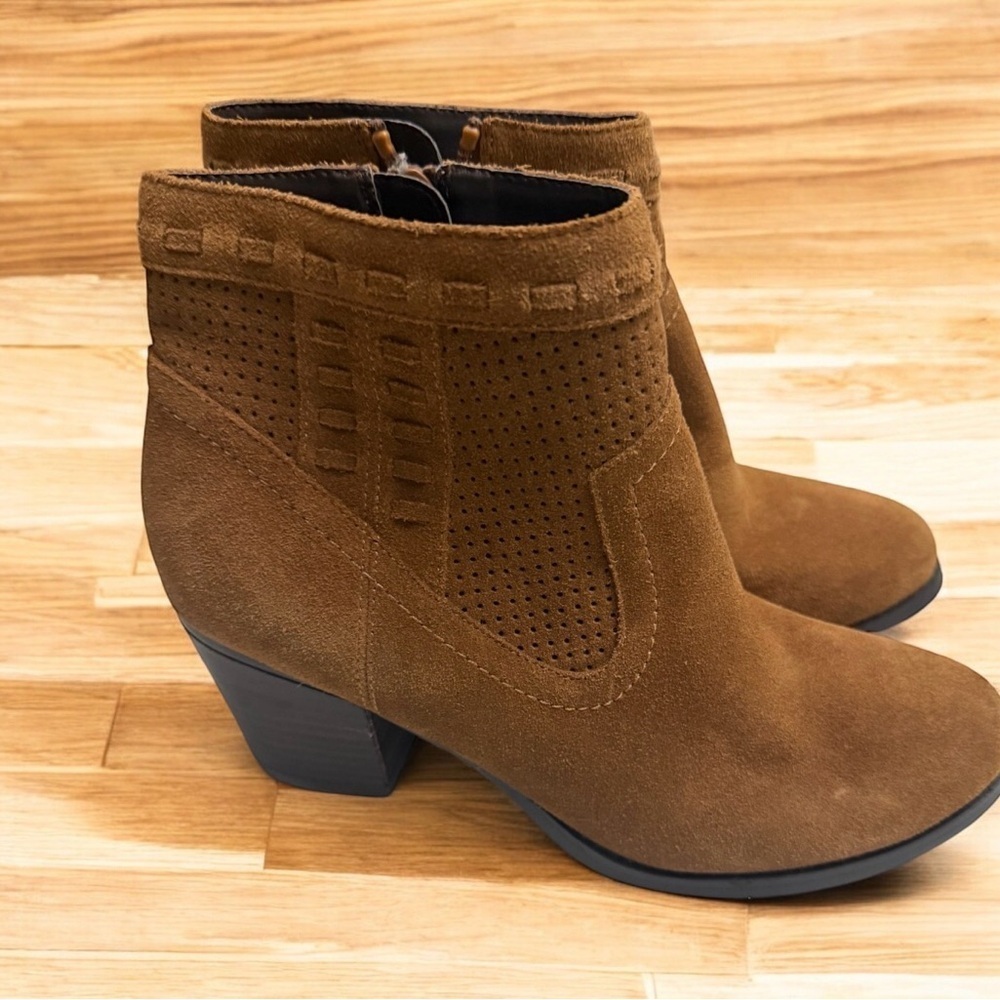 Brown Suede Ankle Boots